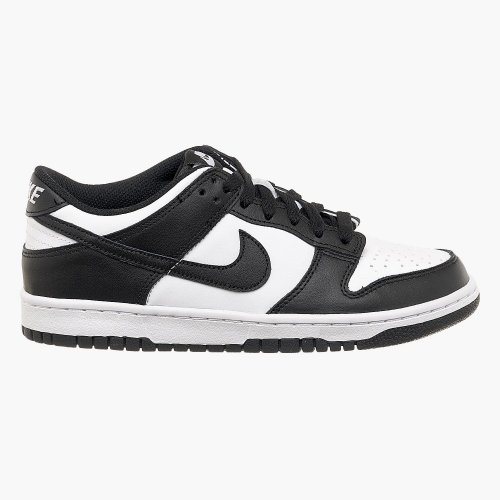 Кросівки жіночі Nike Dunk Low Retro White Black (Gs) (CW1590-100)